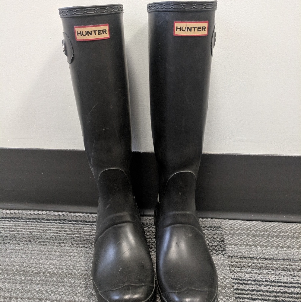 ::Hunter original tall rain boots::